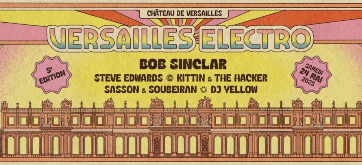 Versailles Electro 2025 festival at the Château de Versailles