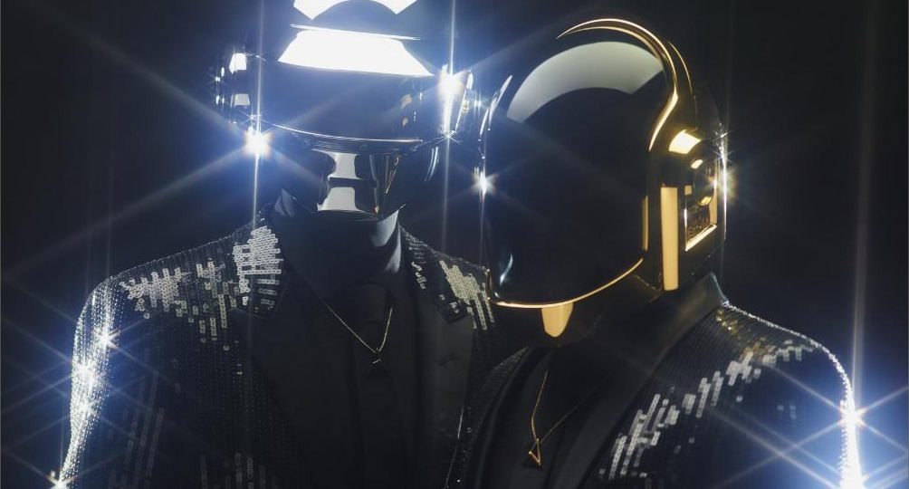 Daft Punk performing in 2013