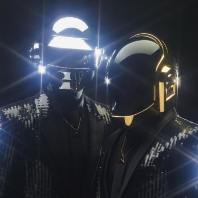 Daft Punk performing in 2013