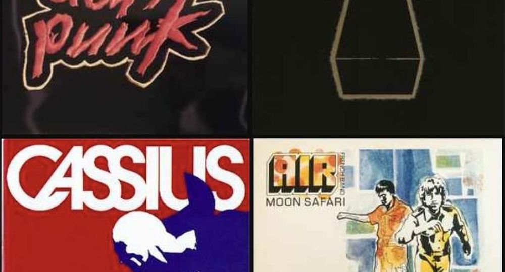 Mosaic of French Touch album covers