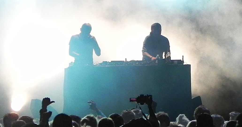 Cassius performing at Rock en Seine, 2012