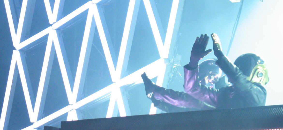 Daft Punk performing in 2007
